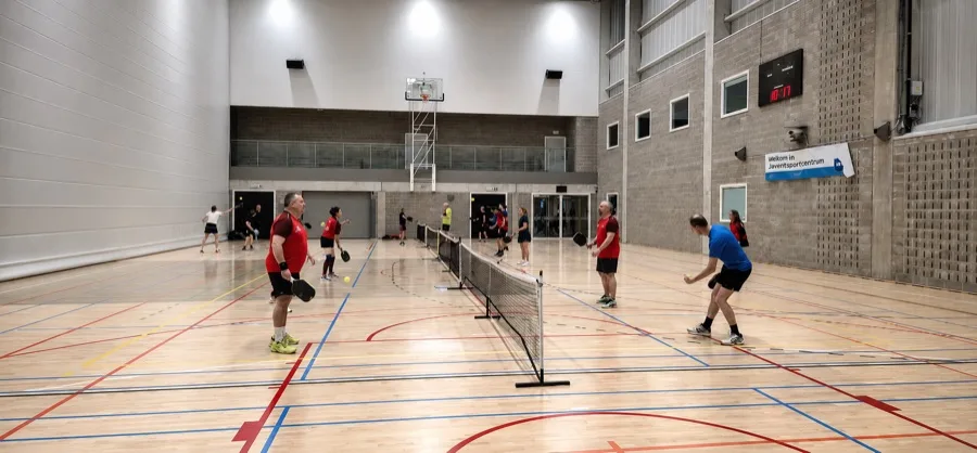 Spelers van Pura Vida 21 in actie